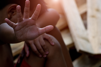 hand indicating stop