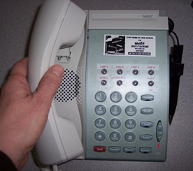 phone with a wetip sticker