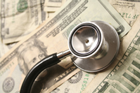 Dollar and Stethoscope